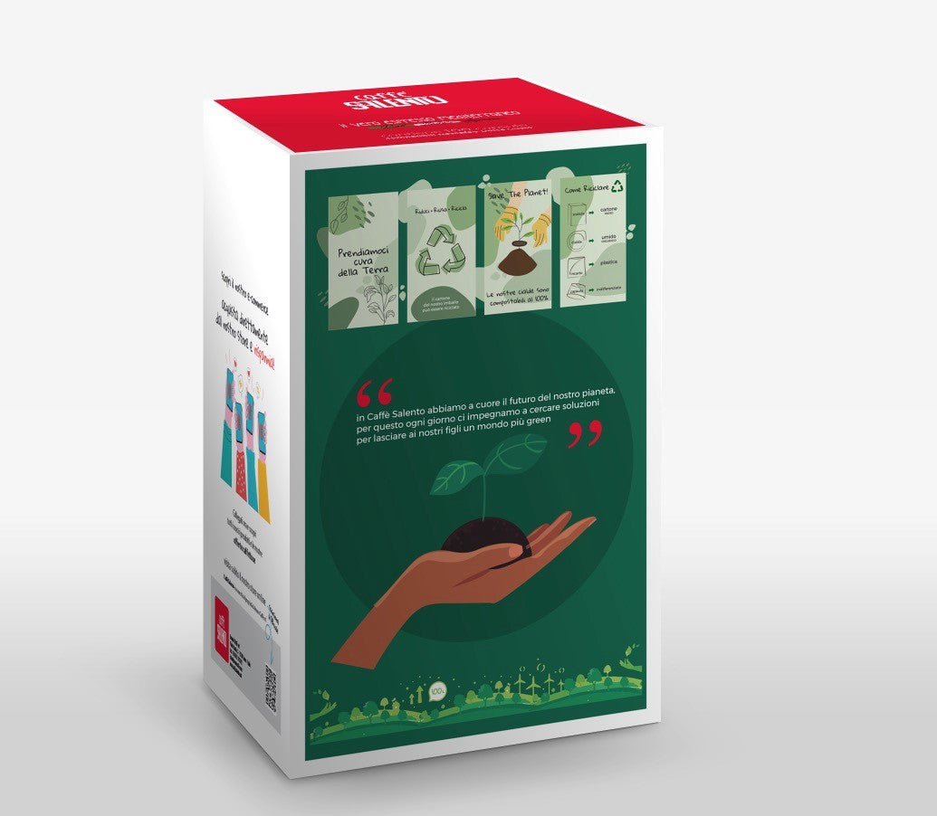 Cialde Caffè Salento - Espresso Mediterraneo, compatibili al 100% con la tua macchina ESE44M