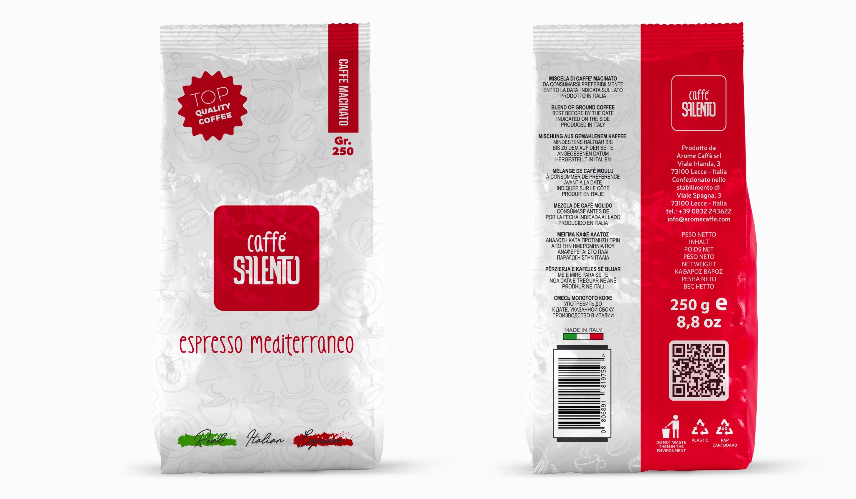 Sacchetto di Caffe Salento - Espresso Mediterraneo