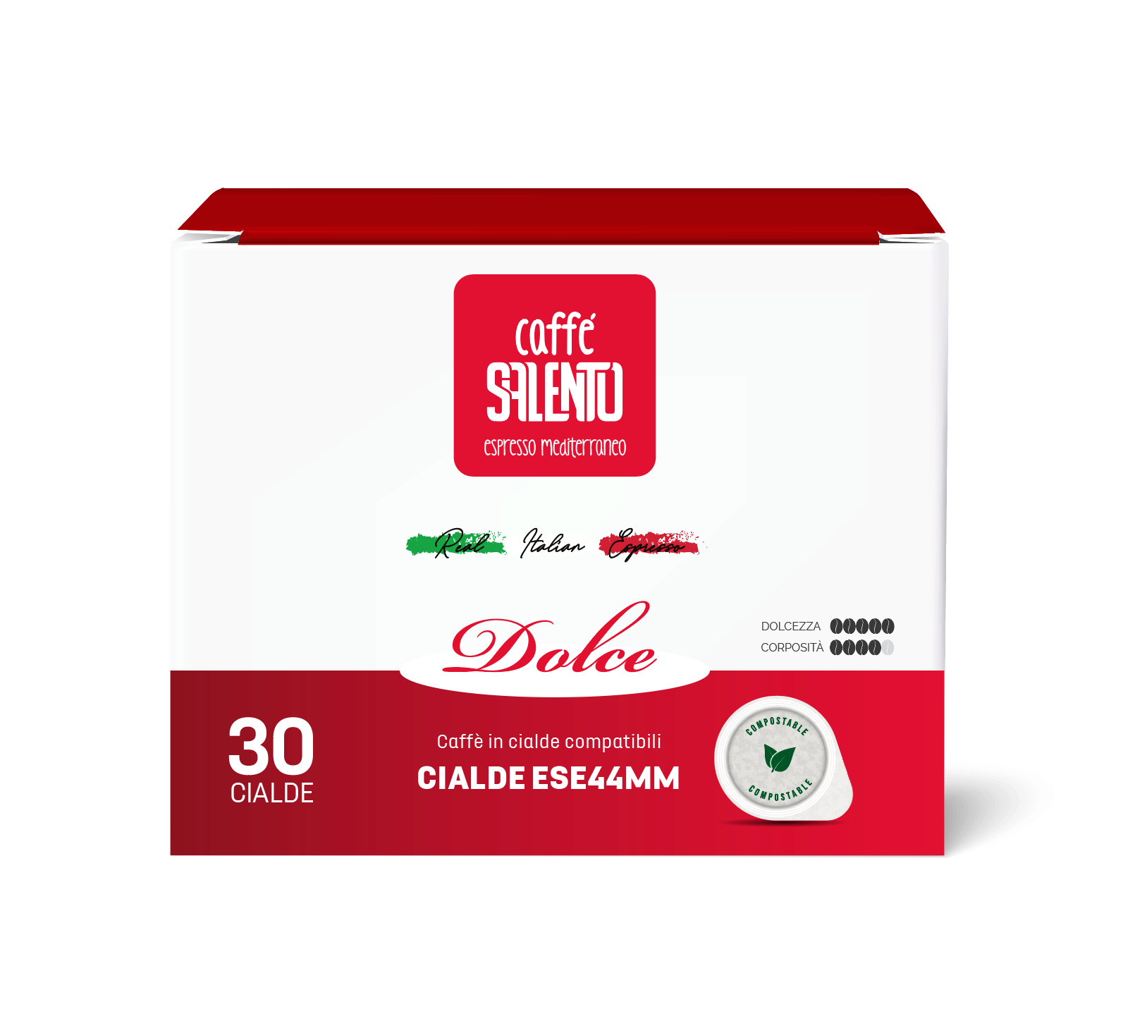 Cialde Caffè Salento - Espresso Mediterraneo, compatibili al 100% con la tua macchina ESE44M